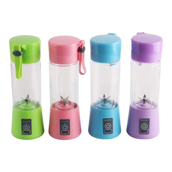 USB Personal Blender Juicer Cup for Smoothies Shakes plastic Mini Travel Portable Blender