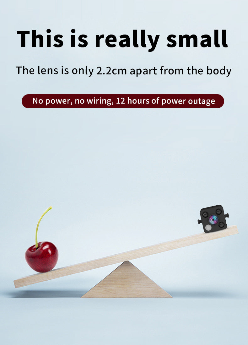 Long lens 22cm video Mini 1080P Full-HD Small Cam Wifi IP Camera IR Night Vision Micro Motion Detection Camera Support TF Card baby monitor