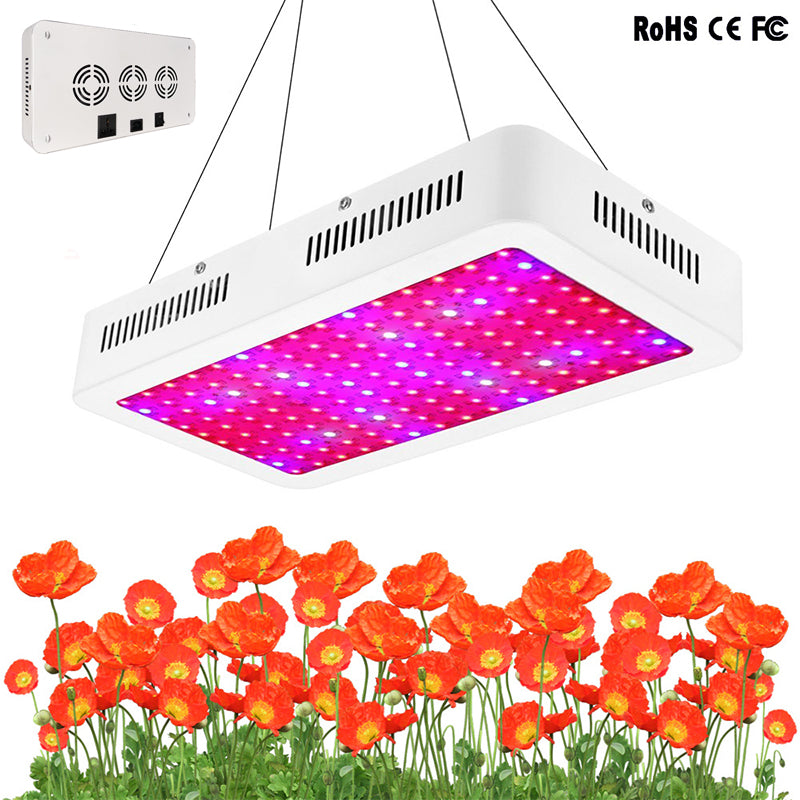 Grow Light Full Spectrum Double Chip 600W 1000W 1500W 2000W One Switch For Tent Covered Green Houses Hydroponics System