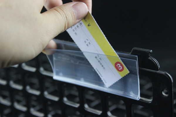 70x30mm Self-adhesive Data Strip Label Holder Shelf Edge Display Price Tag Scanner Rail Name Card Sign Display Frame Pop Price Talker