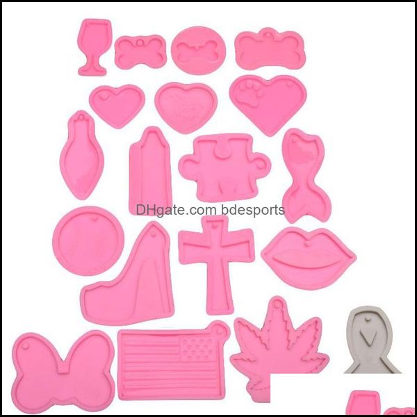 Diy Chain Pendant Mods Suitable For Clay Jewelry Making Epoxy Resin Mold Xd24288 Drop Delivery 2021 Baking Bakeware Kitchen Dining Bar Ho