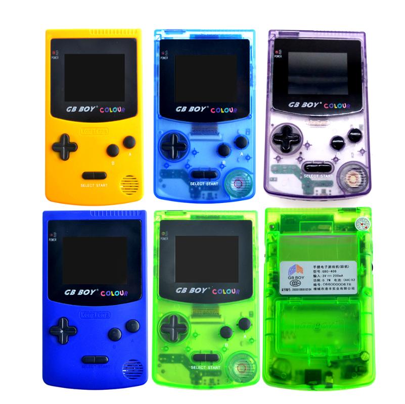 Game Controllers & Joysticks GB Boy Colour Color Portable Console 2.7&quot; 32 Bit Handheld With Backlit 66 Built-in Games Support Standard Card