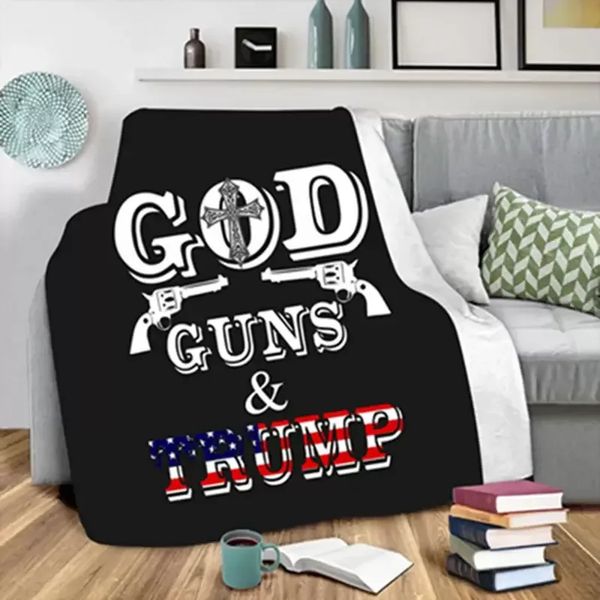 Trump Blankets 200*150cm 3D Printed TrumpBlanket 2 Layer Winter Throw Blanket Make America Great Again Fleece Shawl BES121