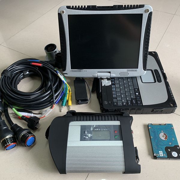 Herramienta MB STAR C4 SD CONNECT para software de diagnóstico Mercedes v2023.12 HDD en CF-19 Toughbook i5 CPU win10 Instalado bien listo pa
