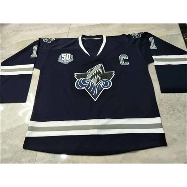 C26 Nik1 Men Nik1 tage CHL Rimouski Oceanic 11 Alexis Lafreniere Frederik Gauthier With 50th Anniversary Patch Hockey Jersey custom any name
