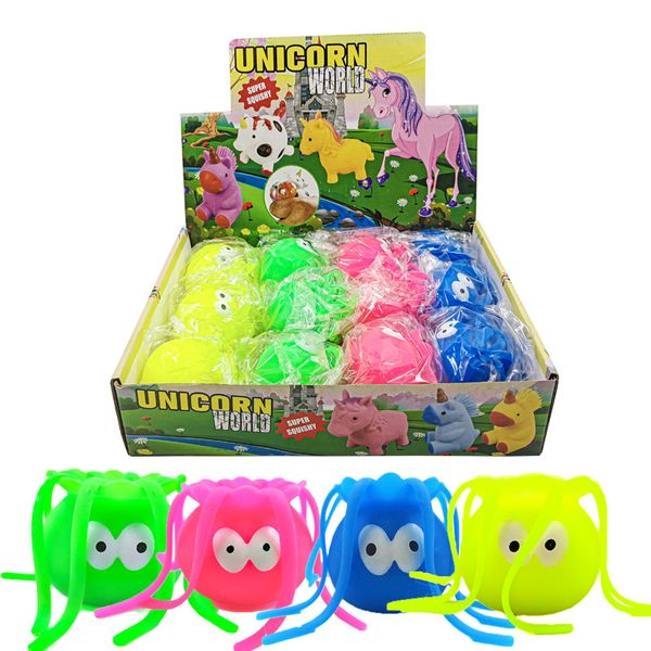 Fidget Toys New Kids Toys Vent Cute Jellyfish Flour Ball Kneading Music TPR Soft Glue Decompression Children&#039;s Toy Spot Wholesale