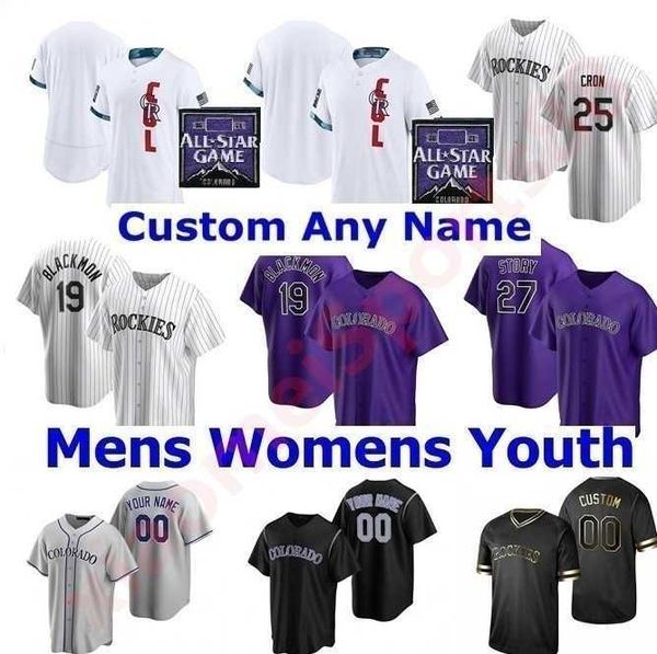 Men Women kids youth All-Star Game Baseball Jerseys Nolan Arenado Trevor Story Charlie Blackmon David Dahl Daniel Murphy Ian Desmond