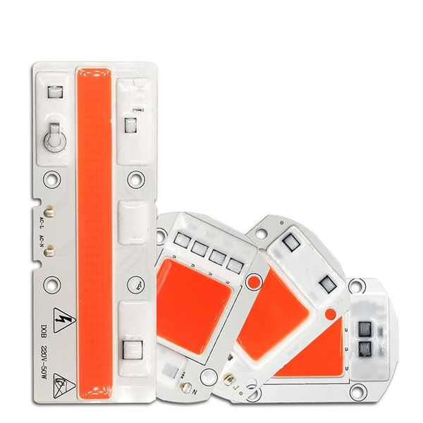 Full Spectrum LED COB Plant Grow Lamp lights AC 220V 110V Directly Smart IC LED Chip 20W 30W 50W for Flower Blooming