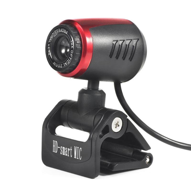 Webcams 360 Degrees CMOS Web Camera PC Computer HD With Microphone Cam USB2.0 For Both Laptop Desktop