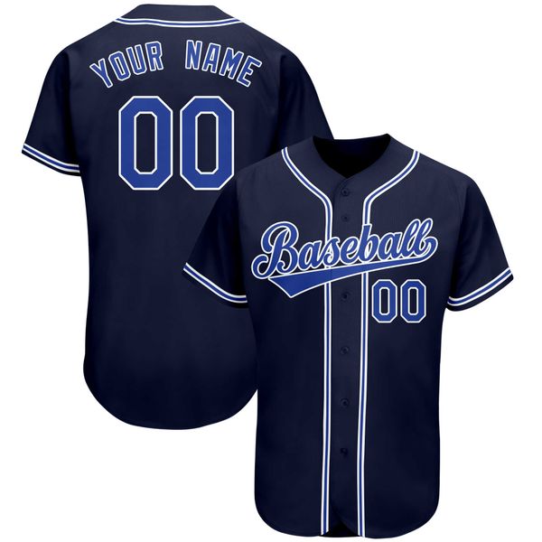 Custom Baseball Jersey Print Team Name-Number Breathable Sleeve Player&#039;s sportswear for Men-Lady-Youth Outdoors-Indoor Big size