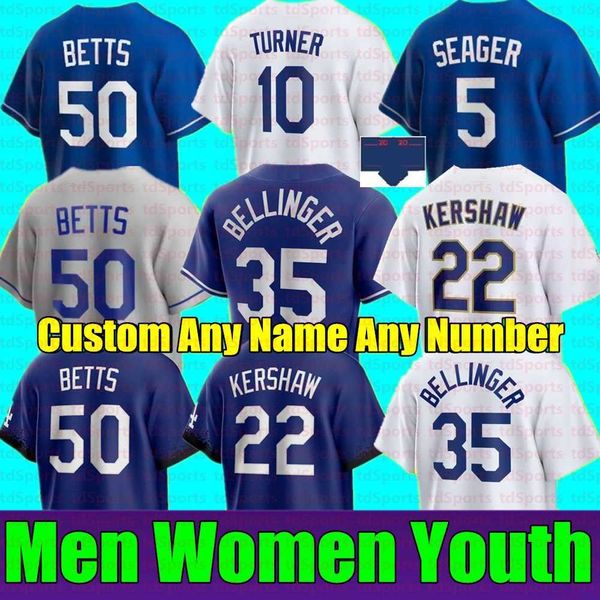 New Men Women Youth MOOKIE BETTS Baseball Jersey MUNCY JULIO LOS URIAS PUJOLS ANGELES CODY BELLINGER CLAYTON KERSHAW JUSTIN DODGERS TREA