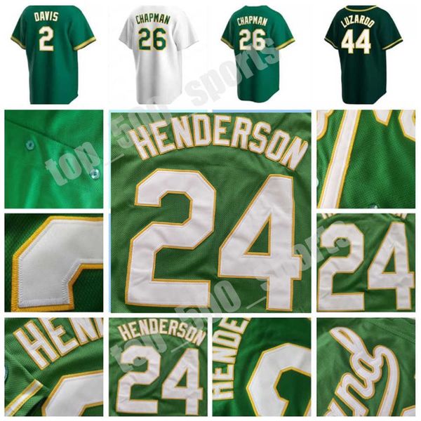 Custom Men Lady Youth 2 Khris Davis Matt Chapman Olson Baseball Jerseys Blake Treinen Rickey Henderson Canseco Reggie Jackson Women Kids