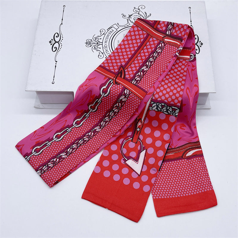 Luxury Designer New Luxury Designers Design womens Scarves Silk Hair Scarf Headscarf cravat Bag decoration