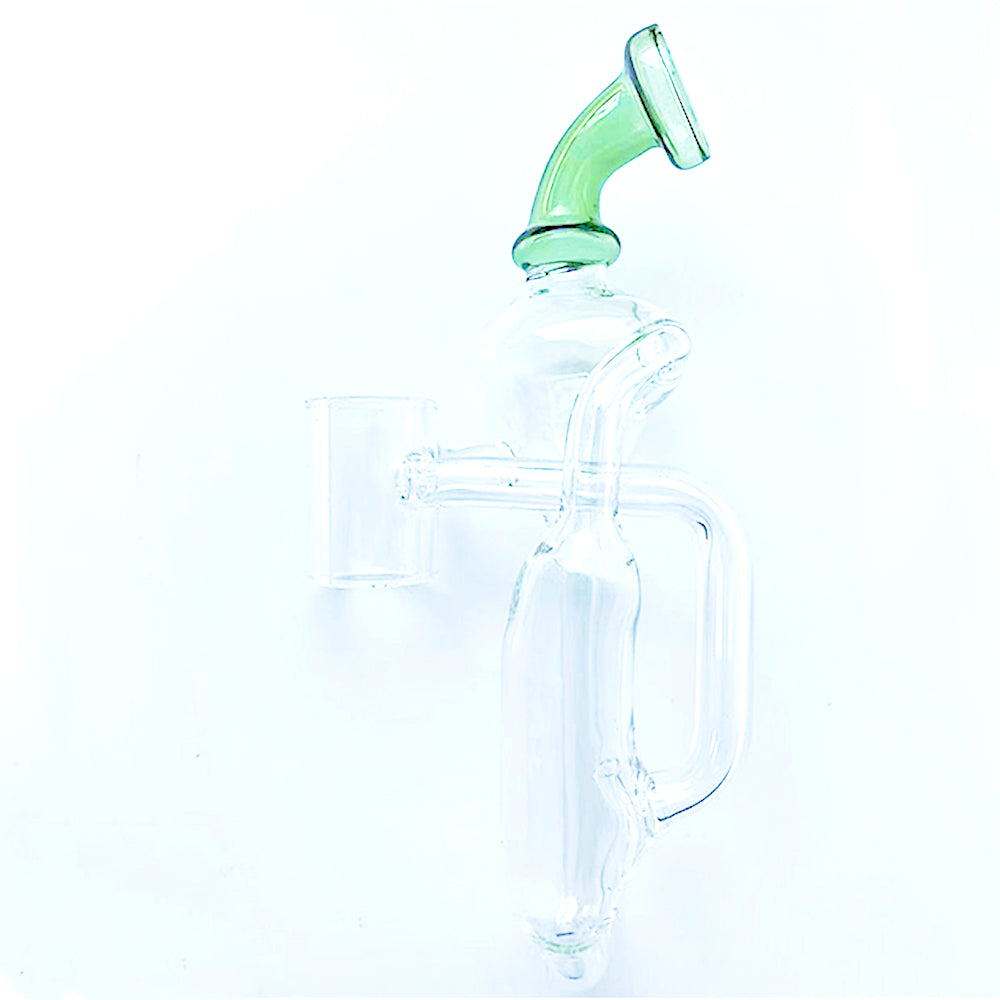 Skull Green Tip Glass Bubbler Pipe Replacement for Cpenail Dab Wax Pen Kit Special Bubblers Hookahs Bongs Water Filter