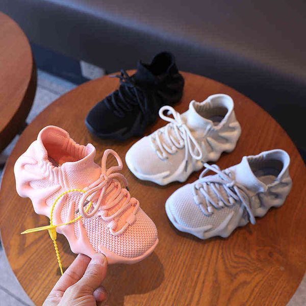 summer girl&#039;s mesh flying sports shoes Korean fashion Octopus boys&#039; casual shoes children&#039;sSneakers shoes