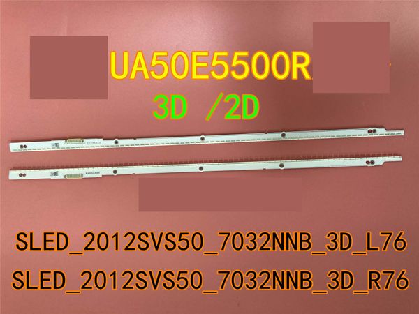 led backlight strip 3D UA50E5500R SLED_2012SVS50_7032NNB_3D_L76-R76 For Samsung