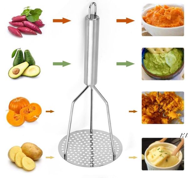 Tools Press potato masher rice puree juicer pusher smooth potatos masher fruit tool Inventory Wholesale JLB15375