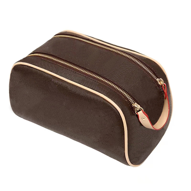 Luxurys designer large capacity wash bag men large storage bags Women Beauty Makeup Case Pochette Double Zippy AAAA