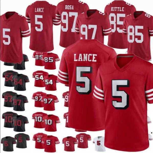 SF Custom Mens Women Youth Kids American Football Jersey Any 32 Teams Player Game Jersey All Stitched Wholesale Sport Athletic Wear Deal Emb