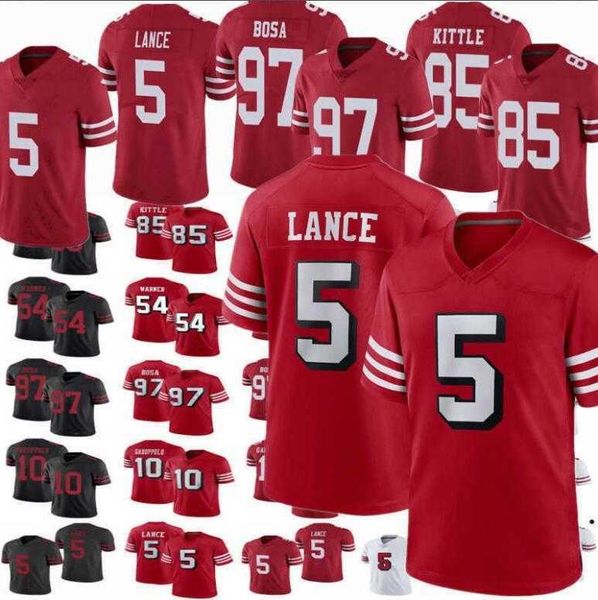 SF Mens Women Youth Kids Team Player Game Jersey All Stitched Wholesale American Football Jerseys Sport Outdoors Athletic Apparel Wear Deal