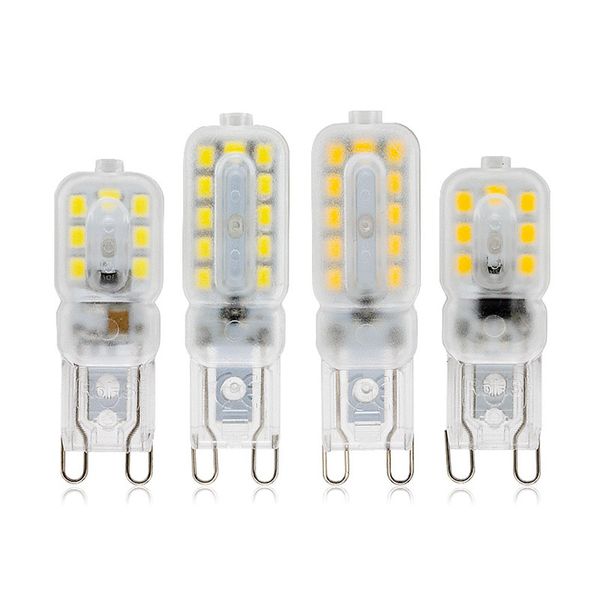 10pcs Dimmable Bulbs G9 4W 300-400 lm LED Bi-pin Lights 2835SMD Warm Cool White Light Bulb AC 220V 110V D3.0