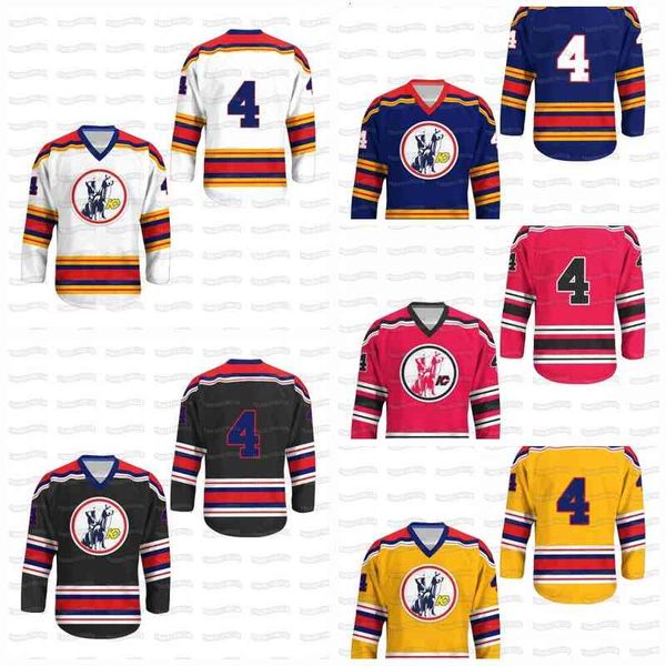 C202 4 Kansas City Scouts Customs Hockey Jersey All Stitched or custom any number any name