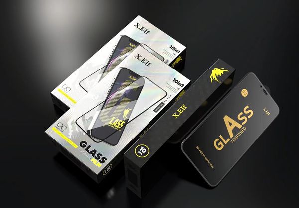 Wholesale Full Coverage Tempered Glass Screen Protector Saver For iPhone 15 14 13 12 11 Pro Max X XS XR 6 7 8 Plus Easy Install Bubble Free