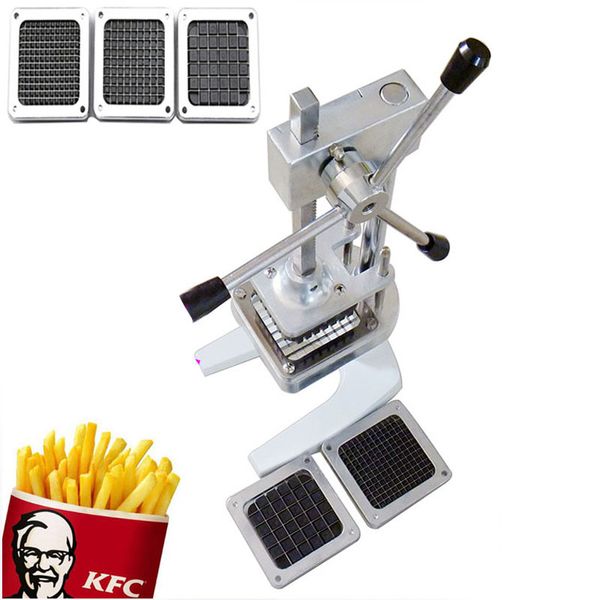 Manual French Fry Cutter Vegetable Fruit Potato Chip Cutting Machine Carrots Cucumbers Chopper