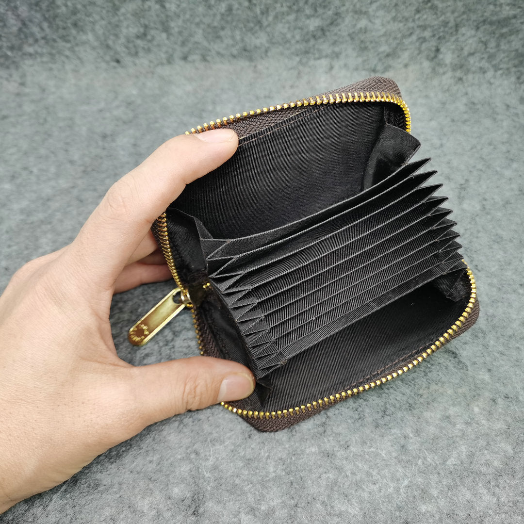 Luxury Designer Credit Card Holders Fashion Woman Mini Wallet High Quality Genuine Leather Men Coin Purse Color Wallets