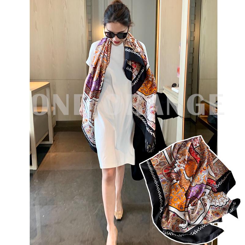 Scarves Bohemia Brand Cashmere Scarf 140 Silk And Female Winter Soft Rolled Hem Designers BlanketScarves