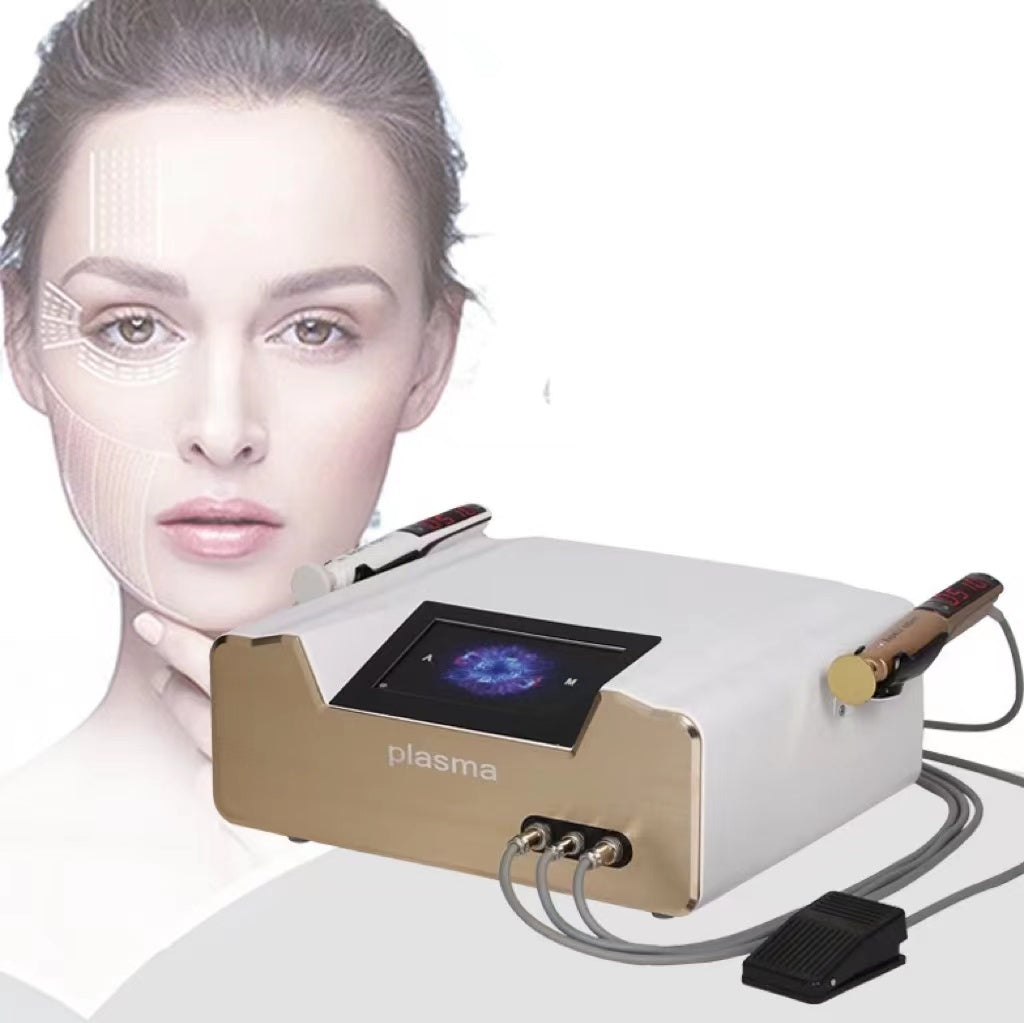 2 handles jet plasma pen device-jet plasma lift anti aging-plasma skin Multi-Functional beauty machine Salon use