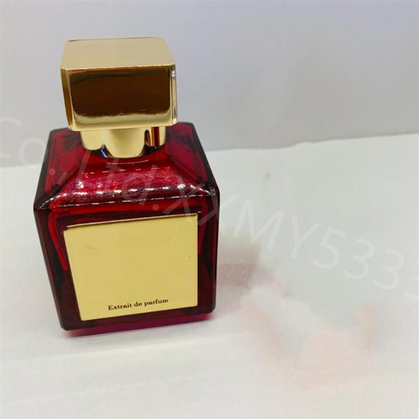 New arrival parfum woman rouge 540 red bottle 70ml man perfume spray smell charming with long lasting time good quality high fragr270z