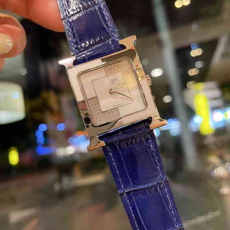 fashion women&#039;s watch designer Fashion table Capecod Spot heure H series wrist litchi grain cow leather h movement