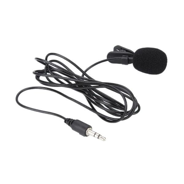 Mini Portable 1.5m Clip-on Microphone Condenser Lavalier Tie Clip Mic For Audio Studio Wired Mic For PC Laptop (no Phone)