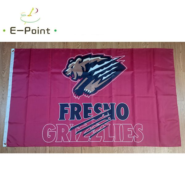 MiLB Fresno Grizzlies Flag 3x5ft Polyester Banner decoration flying home & garden Festive gifts