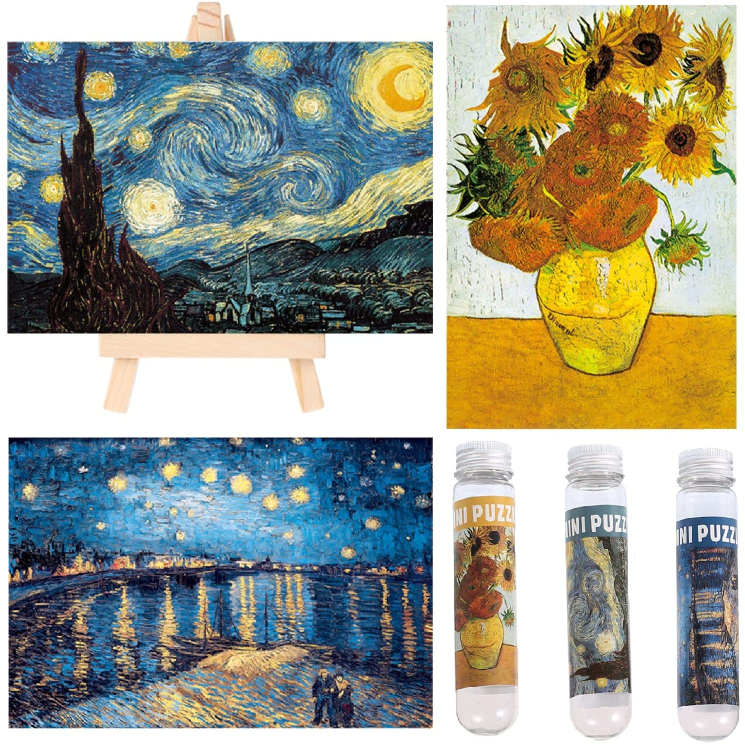 Small Jigsaw Puzzles Toys Mini for Kids Adults 234 Pieces House Test Tube Challenging Entertainment Home Decor Puzzles