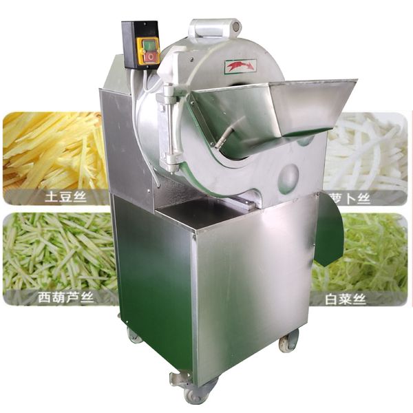 110V 220V Multi-function vegetable cutter machine for potatoes radishes garlic onions peppers meat slices shredded dicers machine
