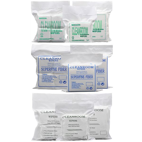Clean Cloth Lint Free Non-dust Cloth ESD Microfiber Cleanroom Wipers 3008 3009 1009 4008 4009 for Molibe Phone PCB Lens LCD Cleaning