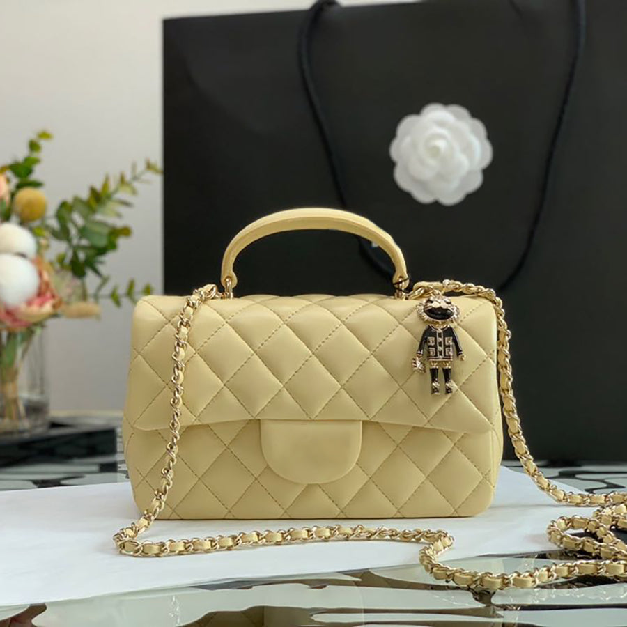 10A Mirror quality Diamond Lattice 2022 Mini Flap Bag With Top Handle Designer Women Cross Body Bags AS2431 Luxuries Designers Shoulder Bag WithBox