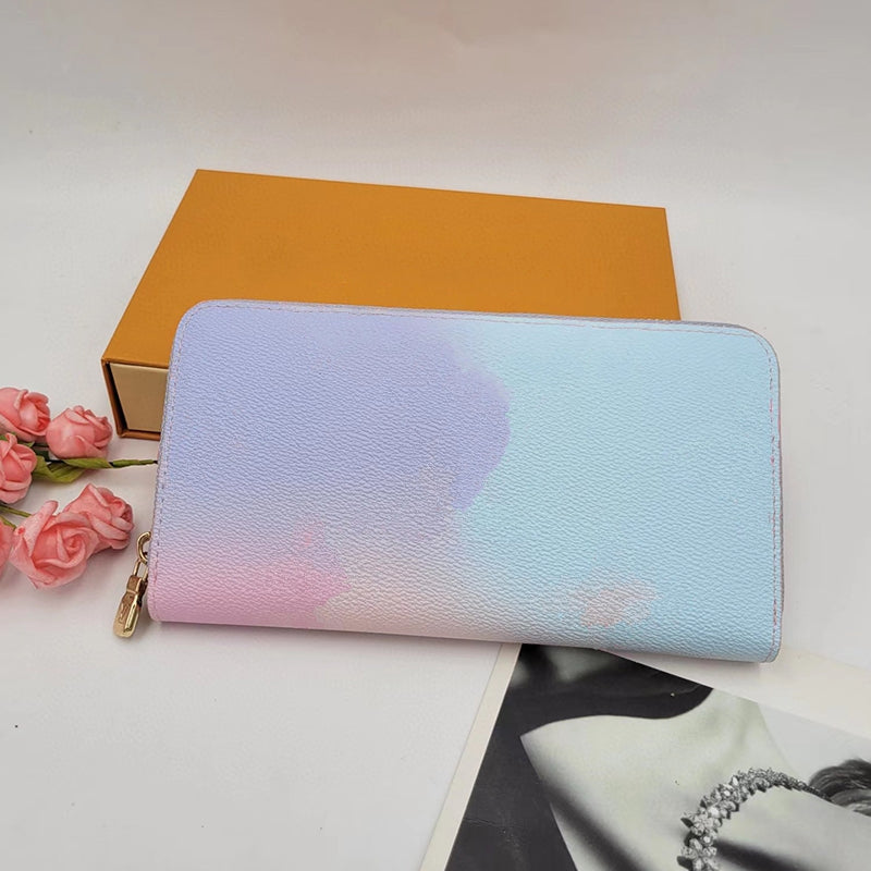 New Arrivals Women Designers Wallets 22SS Spring in The City Long Wallet High Quality Clutch Card Holders Printed Pockets Change Bag Luxurys Purses