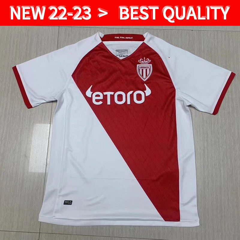 22 23 maillots AS Monaco FC home Soccer Jerseys BEN YEDDER JOVETIC GOLOVIN 2022 2023 GEUBBELS GELSON.M Men Kids maillot de foot Flocage JORGE 20 Foo