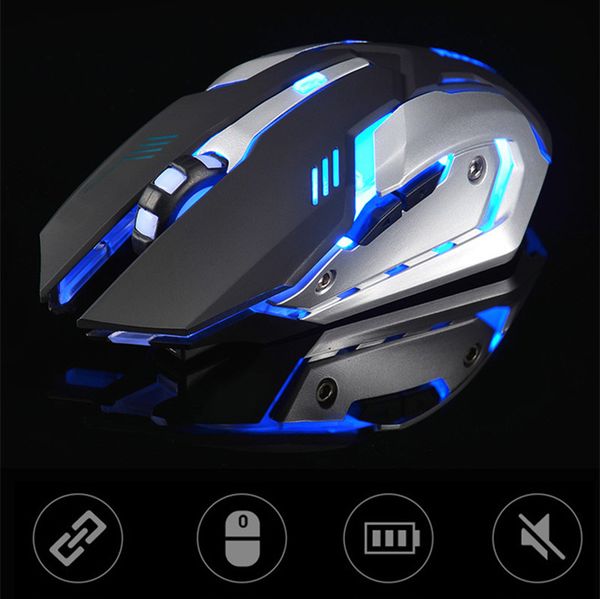 Hot Original FREE WOLF X7 Wireless Gaming Mice 7 Colors LED Backlight 2.4GHz Optical Gaming Mouse For Windows XP-Vista-7-8-10-OSX Dropshippi