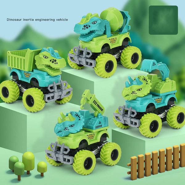 Drift Deformation Buggy Car Blocks Minifig Toy Children&#039;s Construction Dinosaur Dump Model Building Truck Education Kids Take Apart DIY