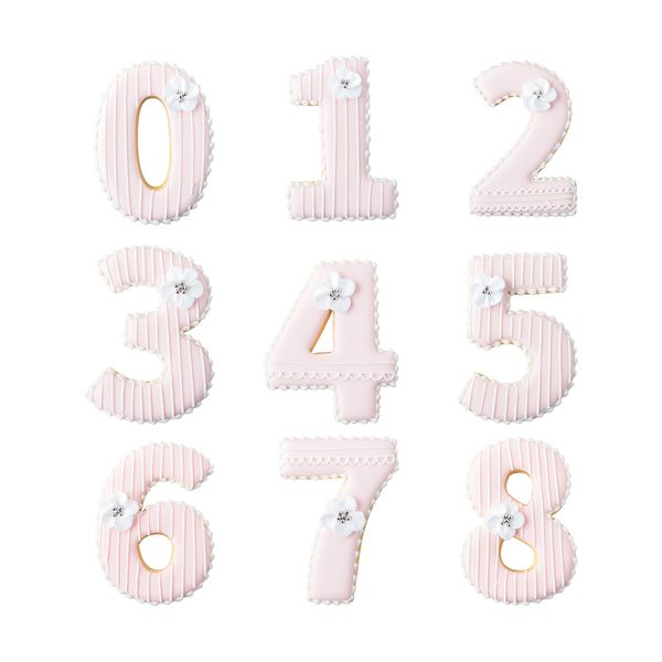9pcs set Large Size 0 8 Number Shape Cookie Cutter Fondant Biscuit Cookies Mold Cake Decoration Tool Pastry Baking Accessories 220601