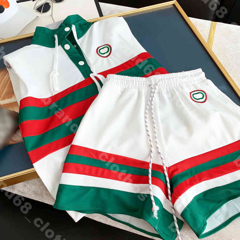 Women cotton tanks two Piece Pants shirts suit panels fashion prints Designer tracksuit luxury sports casual crop tops crop tops logod..r brand fema