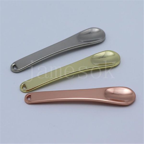Mini Face Cream Metal Facial Mask Spoon Party Favor Portable Skin Care Beauty Cosmetic Spatula Spoons Eye Creams Stick de433