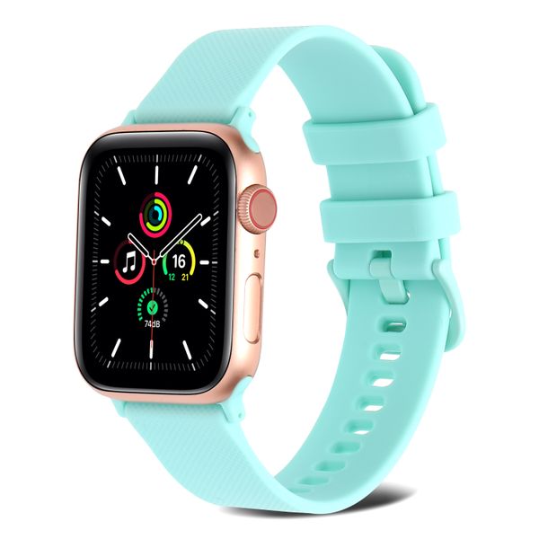For Apple Watch Band Ultra 49mm Silicone WatchBand iwatch Series 8 7 6 5 4 3 2 se 38MM 40MM 45MM Universal Colorful Straps smartwatch Watchs