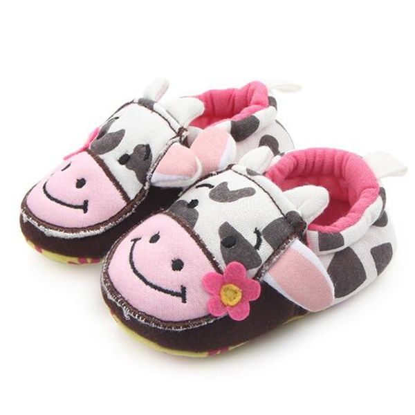 Recém -nascido Baby First Walkers Garotas Boas meninos Softe Sole Berço Infantil Criano Infantil Tênis Anti Slip Cotton Shoes Kids Boots FAF