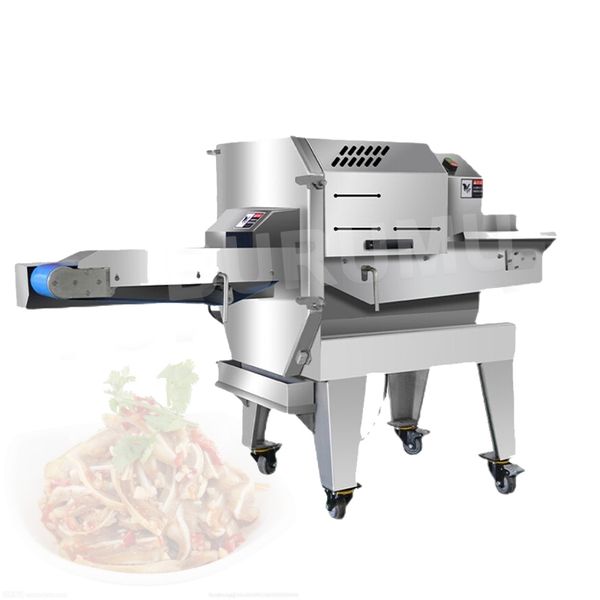 Cooked Meat Slicing Equipment High Efficiency Fully Automatic Machine