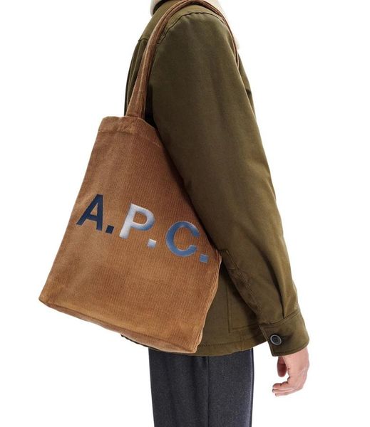 Evening Bags Luxury APC Tote Bag In Corduroy Single Shoulder Handbag Shopping Handbags Totes Large CapacityEvening 44d